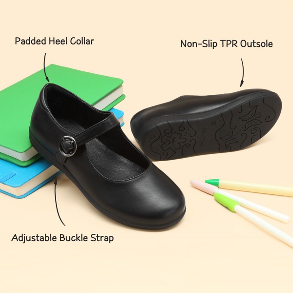 Black hot sale school shoes